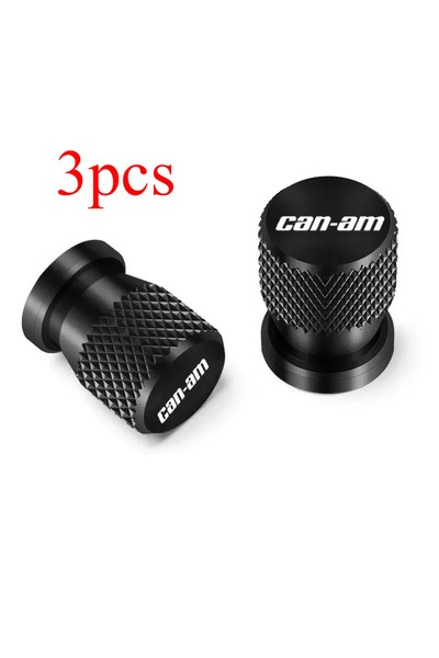 Choice Canam-5 Motorcycle Tire Valve Air Port Stem Cover Cap Plug CNC For Can...