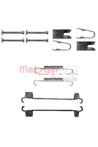 Metzger Set accesorii, saboti frana parcare 105-0875