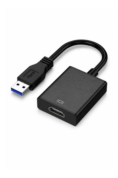 FUJISHKA محول USB إلى HDMI، USB 3.0، يدعم دقة 1080 بكسل – أضف شاشة إضافية إلى...