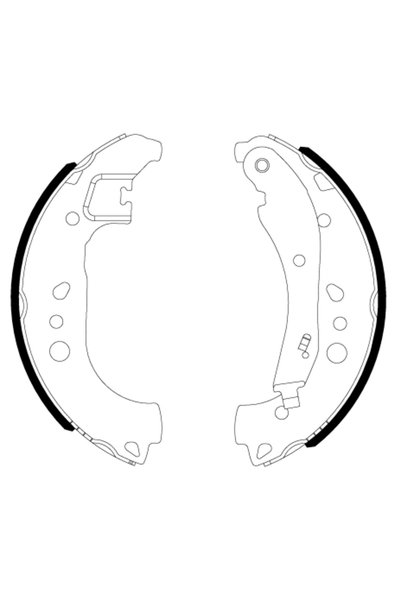 TEXTAR Set saboti frana 91084200