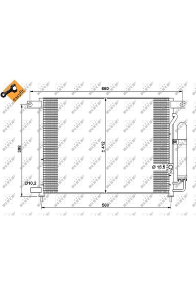 NRF Condensator, climatizare 35766