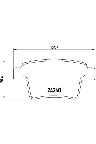 Brembo Set placute frana,frana disc P 24 063