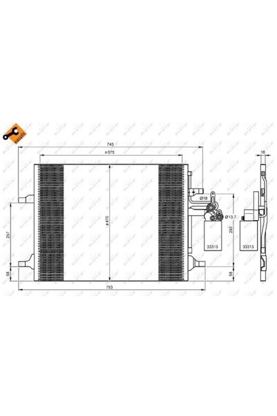 NRF Συμπυκνωτής, κλιματισμός 35930