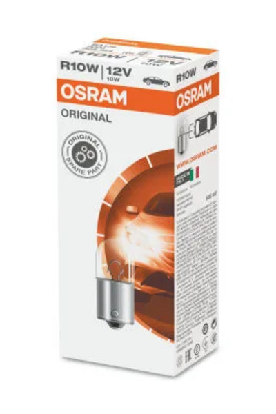 Osram Bec Original R10W 12V 10W BA15s 5008, set 10 buc.
