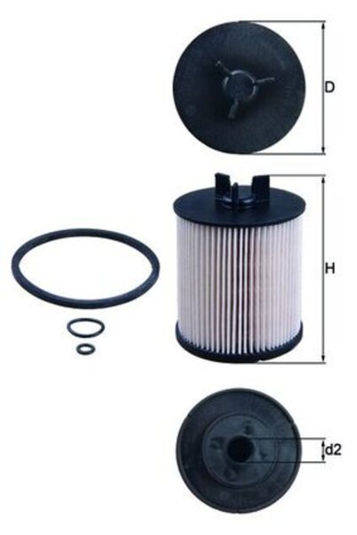 MAHLE Φίλτρο καυσίμου KX 86/1D