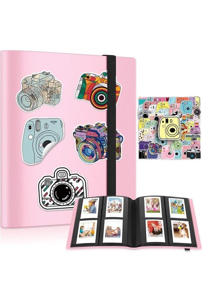 Generic 160 Pockets Mini Photo Album (Pink) - Compatible with Fujifilm Instax...