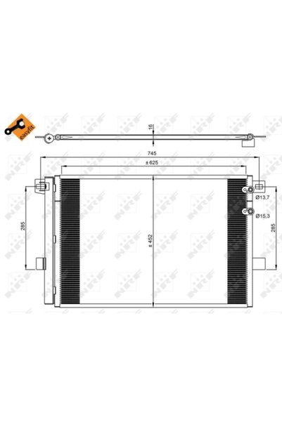 NRF Condensator, climatizare 350041