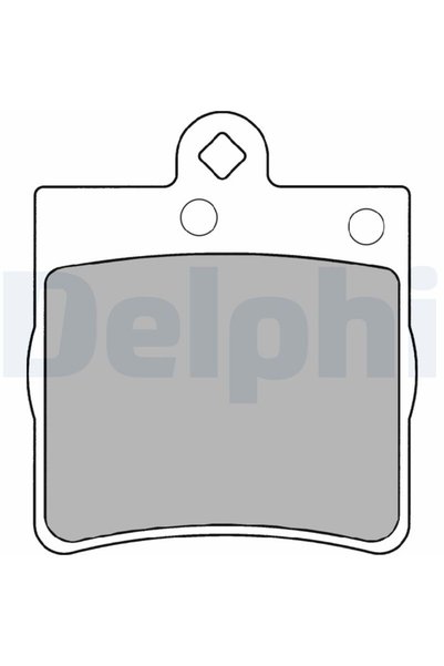 DELPHİ Σετ τακακιών φρένων, δισκόφρενο LP1403