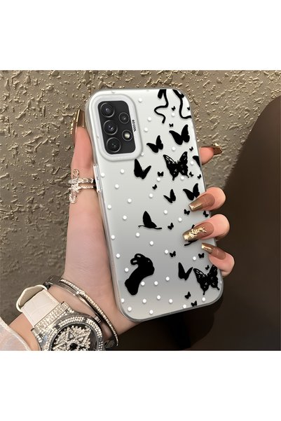 CHICASELUX Samsung Galaxy A72 Compatible Case with a Dot and Butterfly Patter...