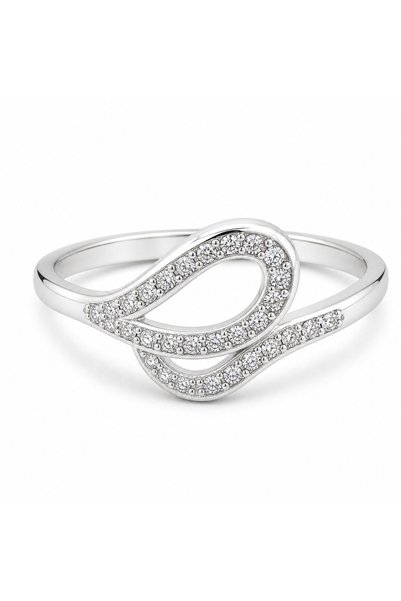 Evolium Women's ring, 1 cm x 1.5 cm, size 54, silver, jolie, 925 silver, snak...