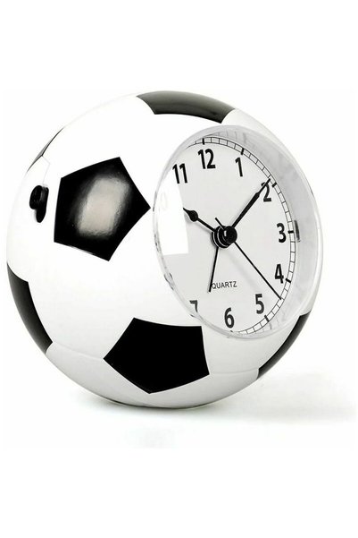 Noonedibs Ceas deșteptător pentru copii, temă fotbal, ceas deșteptător, nopti...