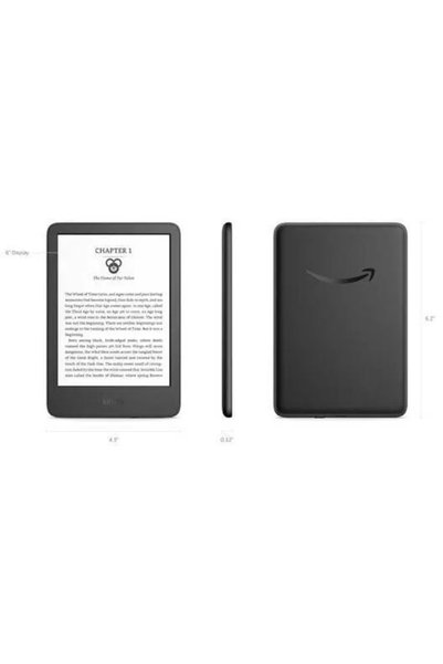 Amazon E-reader Kindle 6", ecran iluminat, Wi-Fi, negru