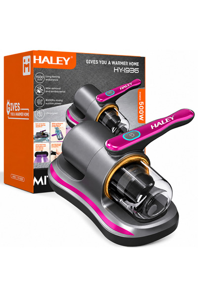 HALEY Aspirator portabil anti-acarieni, putere de aspirație de până la 8000Pa...