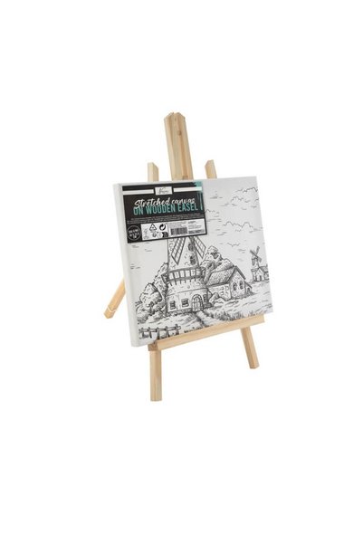 Nassau Sevalet din lemn cu panza pictura 30x22,5 cm predesenata model - Moara...