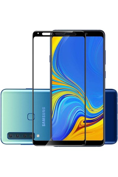 Generic Samsung Galaxy A9 (2018) Tempered Glass Screen Protector Full Glue 5D...