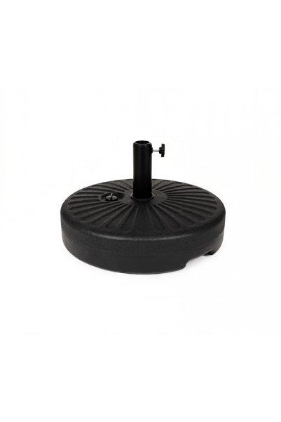 Evolium Baza umbrela din plastic Evolium, rotunda, 22 litri, neagra