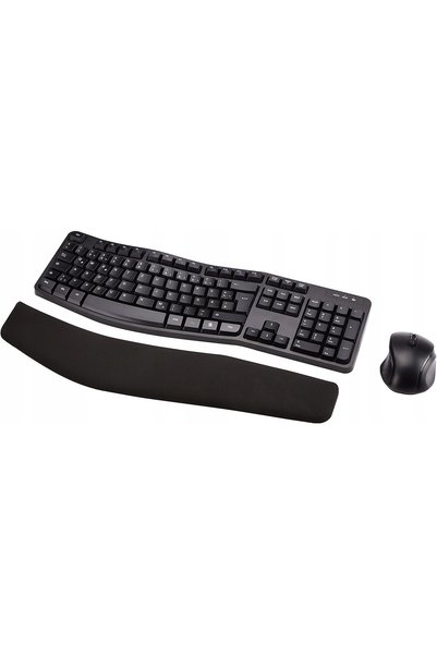 Amazon Set tastatură și mouse de bază, ergonomic, wireless, QWERTZ