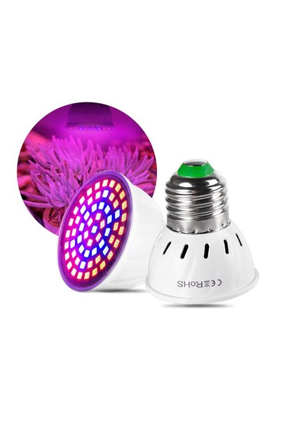 Noonedibs Lampă de creștere a plantelor E27, lumină LED pentru plante de inte...