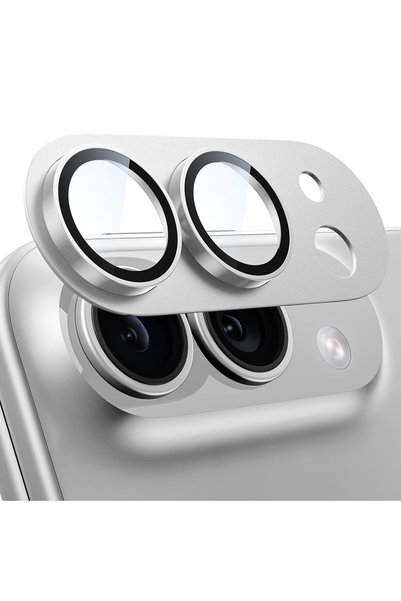 Techsuit Προστατευτικό κάμερας για iPhone Duo, Πλήρες γυαλί κάμερας, Σκληρυμέ...