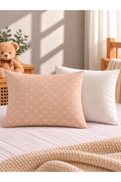Ayd Home Set of 2 Poplin 100% Cotton Baby Pillowcases, 35X45 cm – Soft and Br...