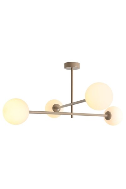 Aldex Plafonieră bej, Aldex, Pinne 4, metal, E14, 87x56x38cm