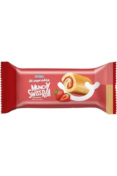 Americana كعكة رول بنكهة الفراولة 20 جرام