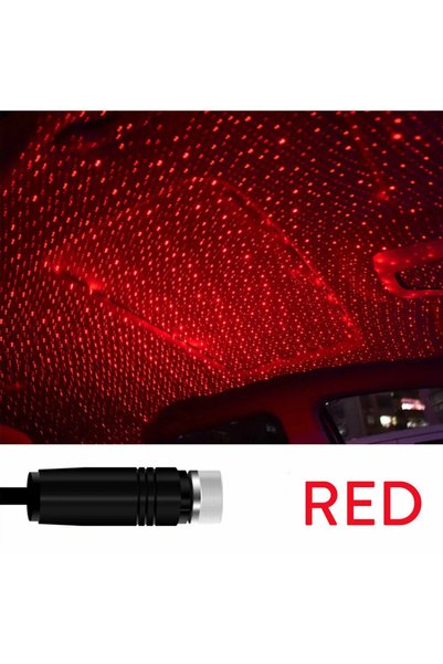 Choice red Mini LED Car Roof Star Night Lights Projector Light Interior Ambie...