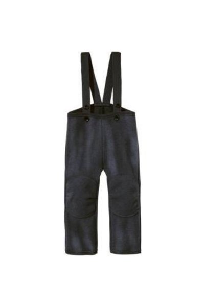 Disana Anthracite 122/128 - Pantaloni din lână merinos organică - lână tratat...