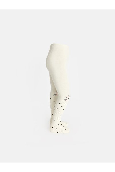 LC Waikiki Quality Pieces from Çelebi Store Embroidered Girls' Pantyhose