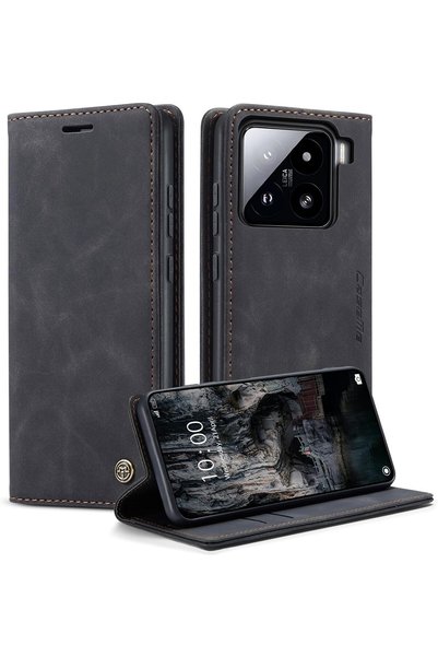 Generic CaseMe Wallet Case for Xiaomi 15, Premium Retro PU Leather Flip Cover...