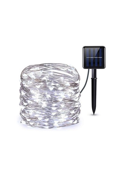 Noonedibs Luminițe de Crăciun cu ghirlande luminoase, 10 m, 100 LED-uri, tele...