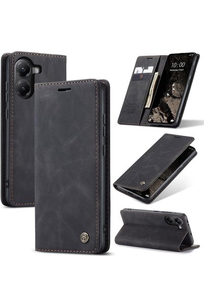 Generic CaseMe Wallet Case for Xiaomi Poco X7 Pro 5G, Premium Retro PU Leathe...