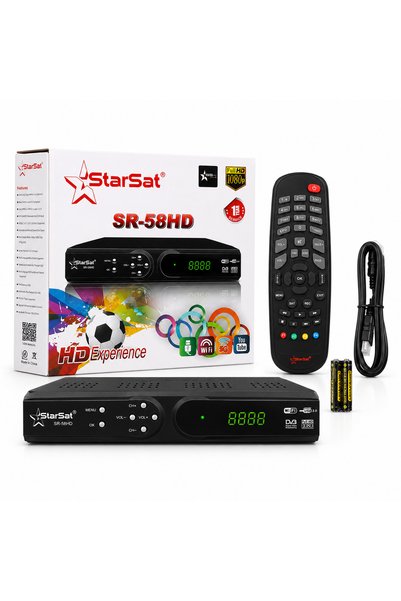 STARSAT SR-58HD Full HD DVB-S2 Satellite Receiver with HDMI, USB PVR and EPG