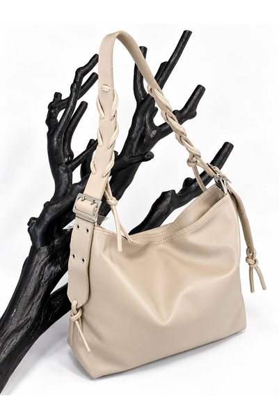 Generic Brand Women's Belt-Detailed, Casual Pinterest-Style Shoulder Bag, 37X...