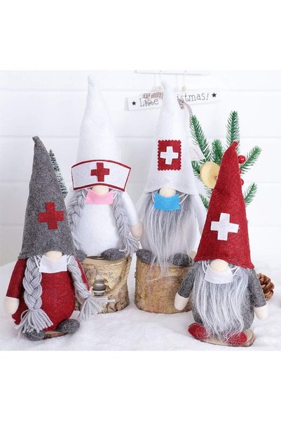 Noonedibs Elf de Crăciun - Moș Crăciun suedez, gnome de pluș, figurine de Cră...