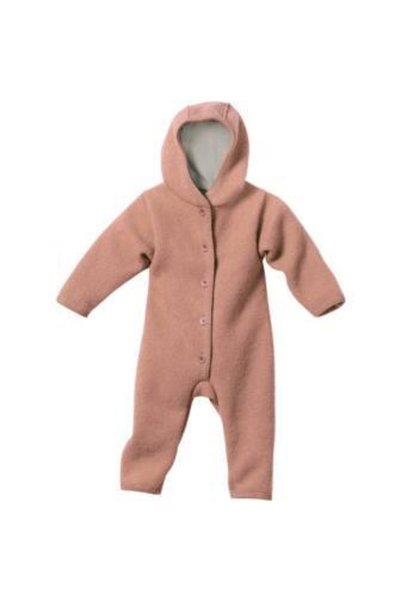 Disana Rose 74/80 - Salopetă din lână merinos organică - lână tratată prin fi...