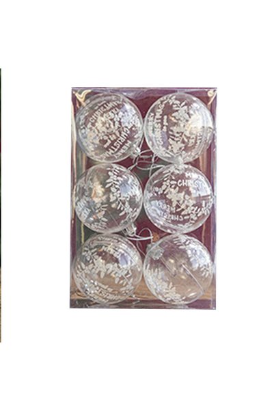 Noonedibs 6 buc Globuri de Crăciun Ornamente Agățate pentru Bradul de Crăciun...