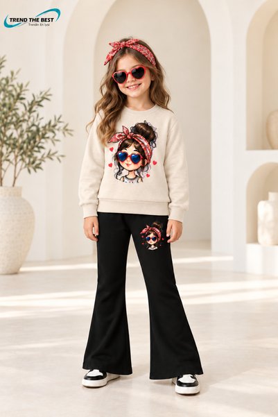 TREND THE BEST Trendin En İyisi ملابس شتوية وربيعية وخريفية للفتيات: سروال أس...
