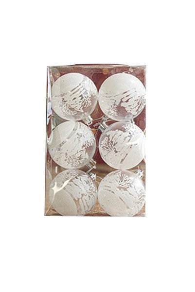 Noonedibs 6 buc Globuri de Crăciun Ornamente Agățate pentru Bradul de Crăciun...