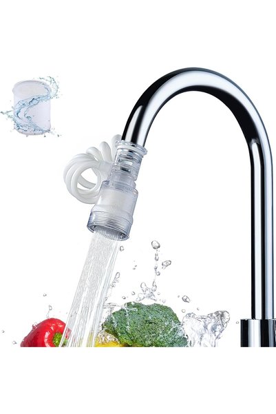 Generic Magnetic Swivel Kitchen Faucet Extender with Water Filter, Flexible B...