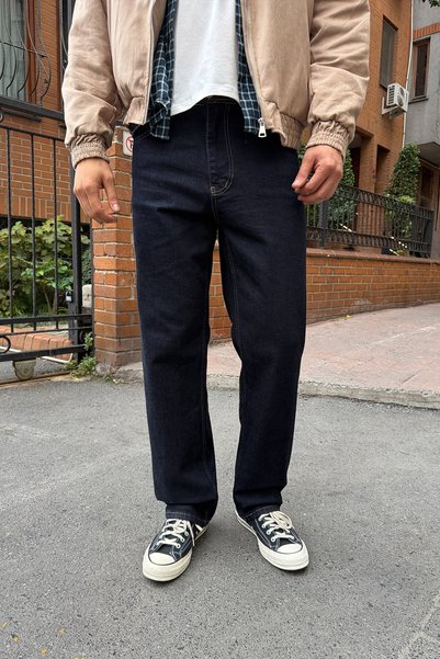 Flaw Wear Sirovi tamnoplavi regularni farmerke za muškarce