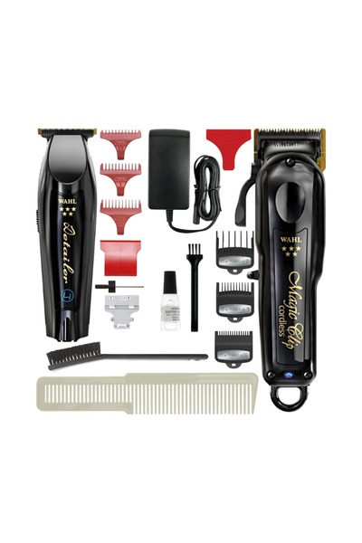 Wahl Mașină de tuns fără fir, set combinat, neagră