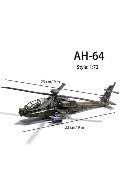 Choice نموذج طائرة AH-64 قابل للتجميع، طائرات B-2 و Er و F22 و A10 و SU57، مك...