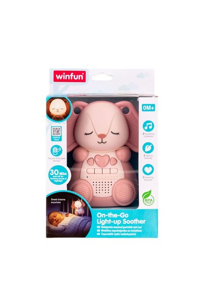 WINFUN iepuras linistitor portabil pentru bebelusi