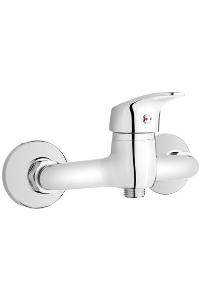 Invena Baterie duș monocomandă Ava new crom, montaj pe perete