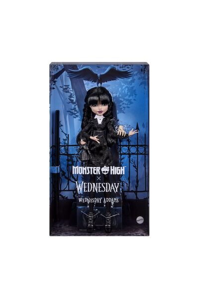 MONSTER HIGH wednesday papusa wednesday cu accesorii