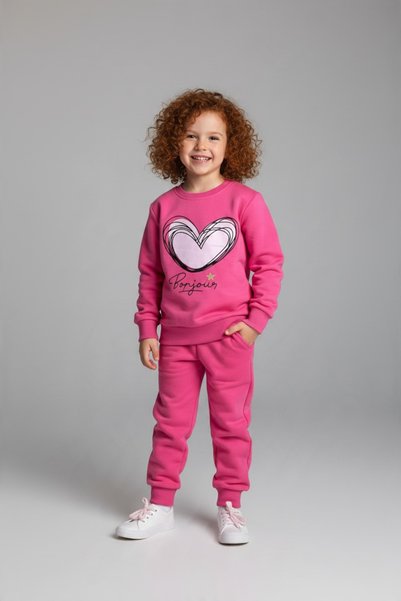 BİANCOFİGLİO 2 Girls' Set - Top and Bottom