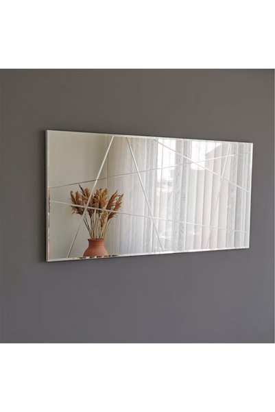 OEM Стенно огледало 130x62x2.2 см, рамка от 100% MDF, доставя се сглобено, за...
