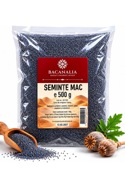 Bacanalia Semințe de mac 500 gr