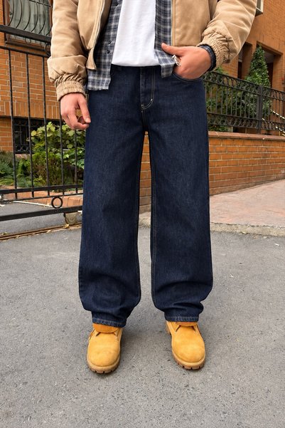 Flaw Wear Washed Baggy Jean